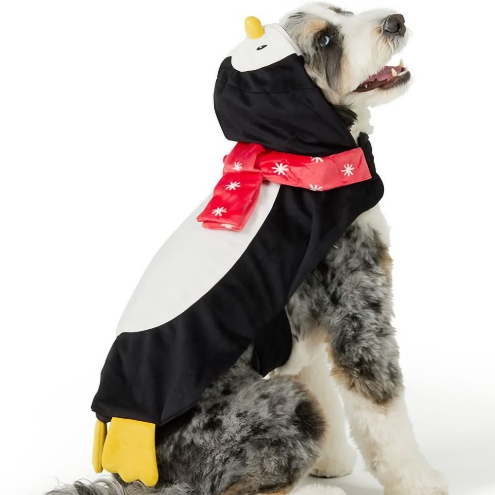 Merry & Bright Penguin Dog Costume - Black and White. NWT XL